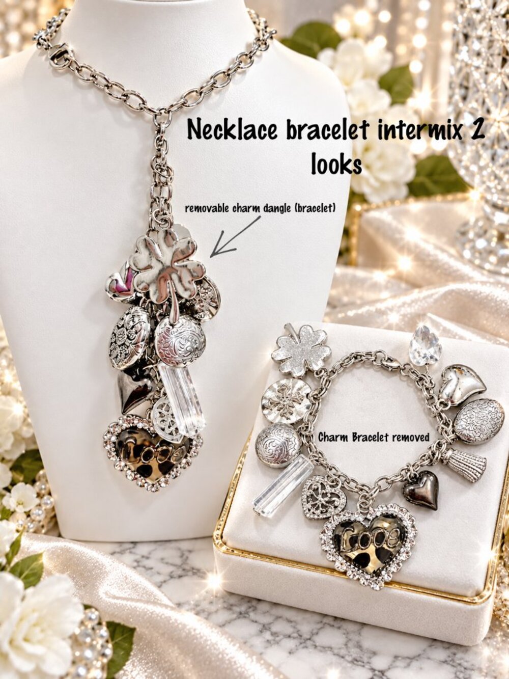 Park Lane Charm Intermix Necklace Rare Vintage NWT